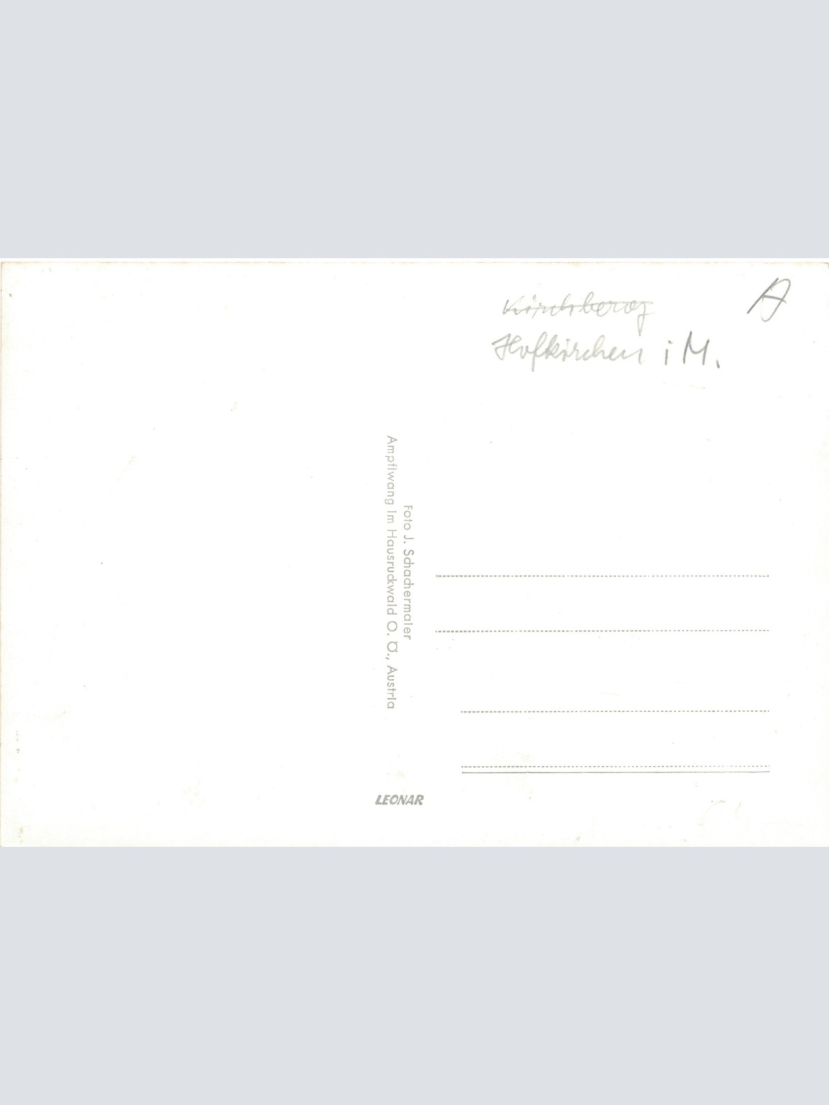 AK aus Hofkirchen Oberösterreich Ansichtskarte (11515)