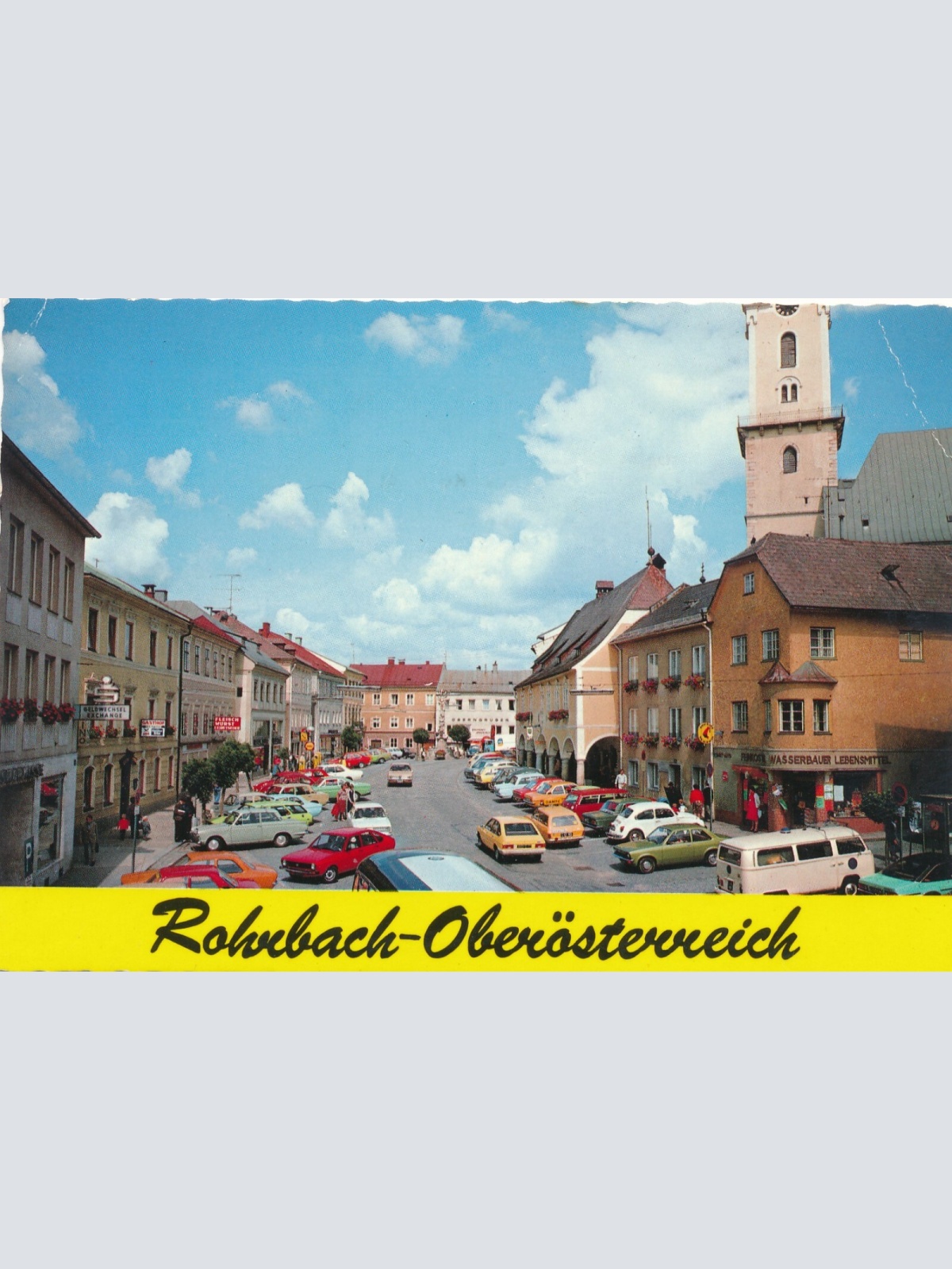 AK aus Rohrbach mit Oldtimer Oberösterreich Ansichtskarte (11510)