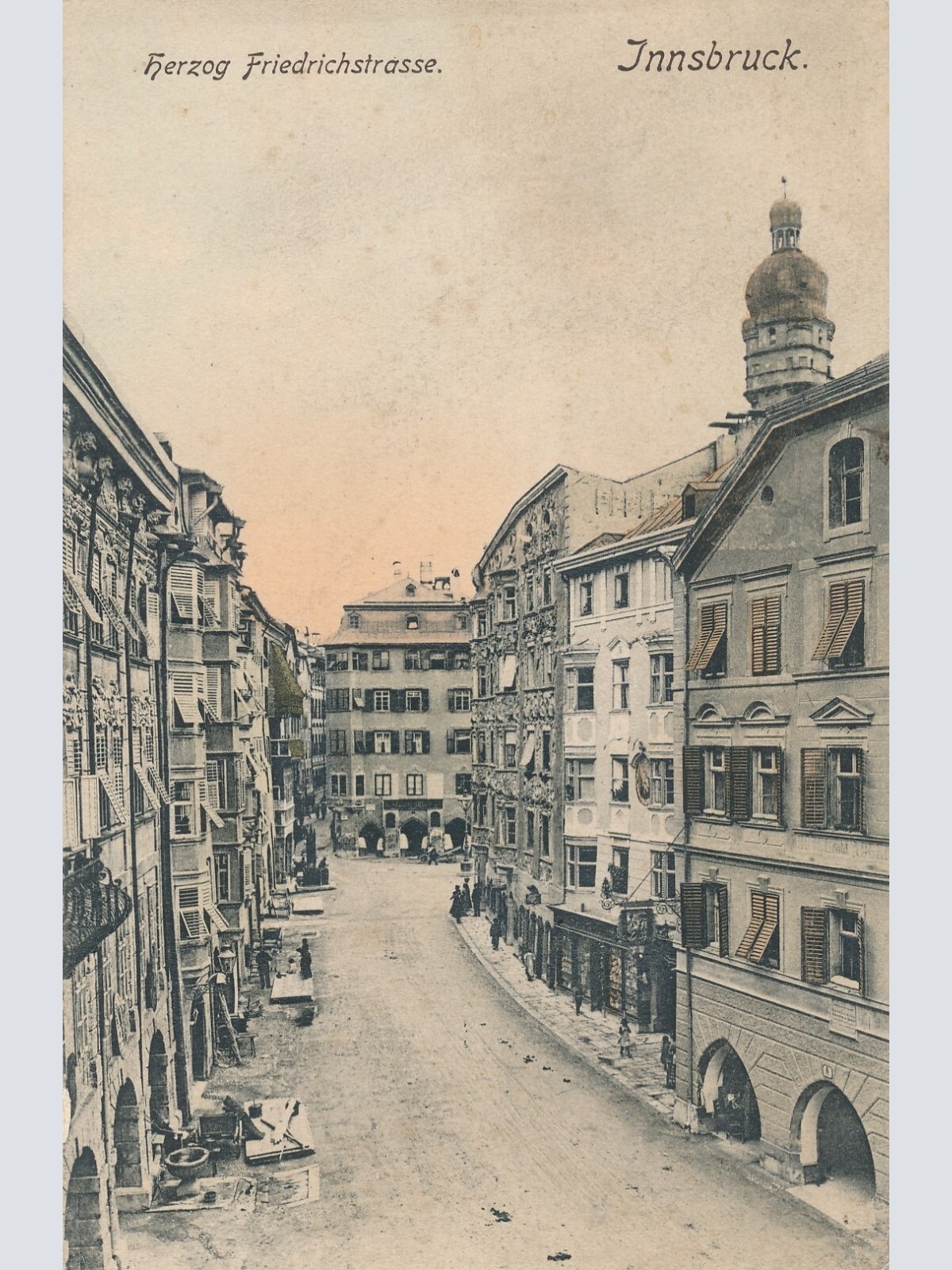 AK aus Innsbruck Herzog Friedrichgasse Tirol Ansichtskarte (11465)