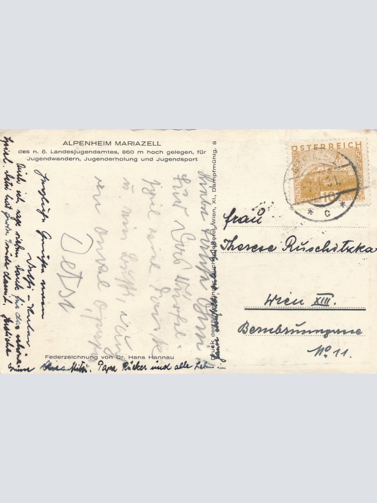 AK aus Mariazell Alpenheim Steiermark Ansichtskarte (12001)