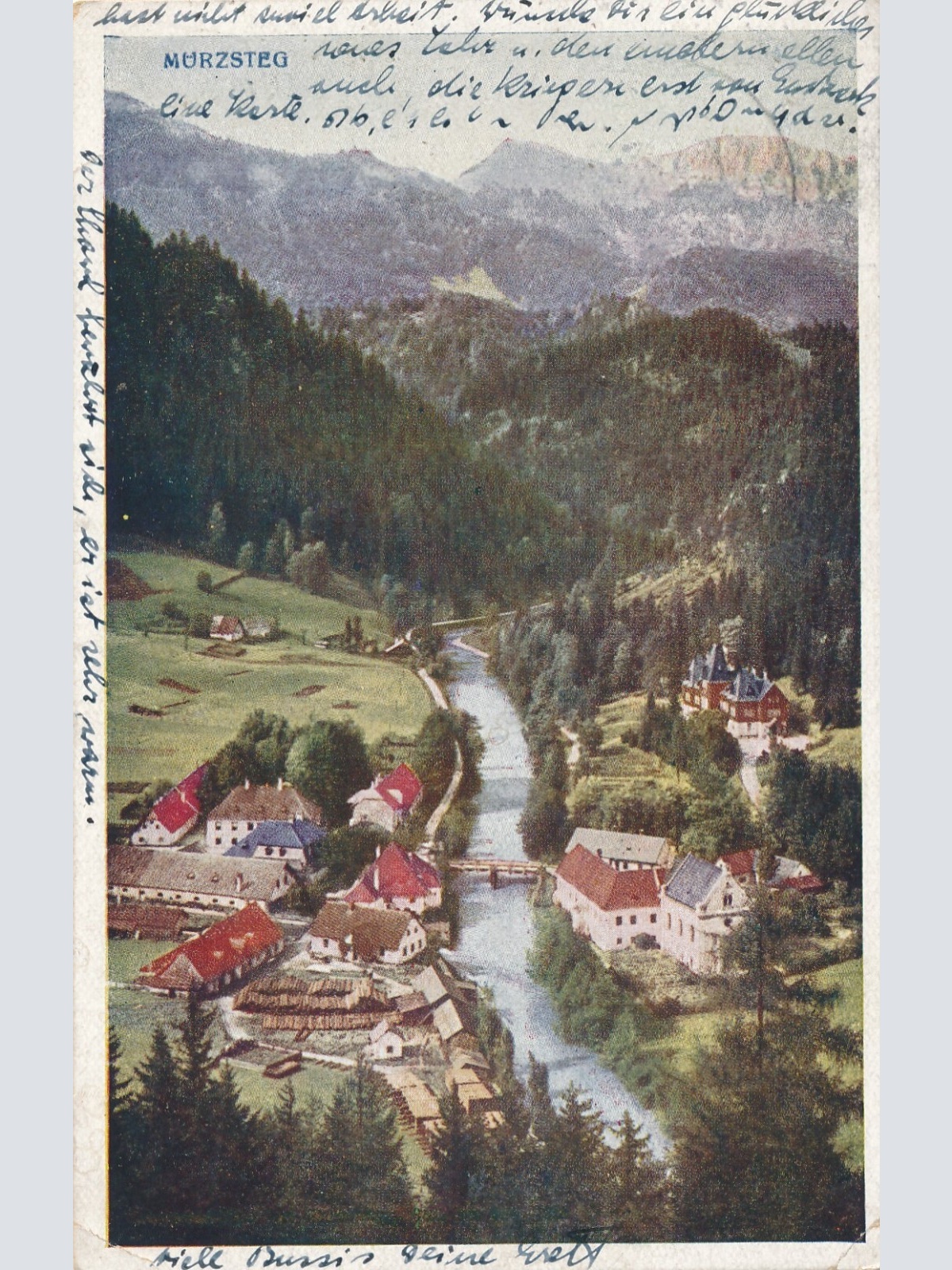 AK aus Mürzsteg Steiermark Ansichtskarte (12029)