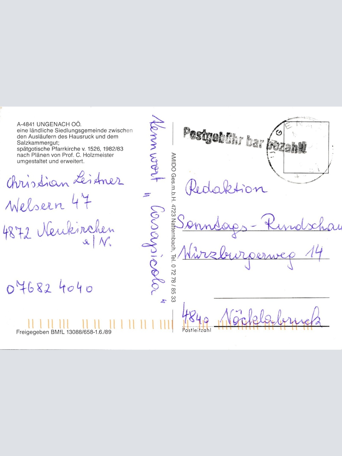 AK, Ungenach, Oberösterreich (S2788)