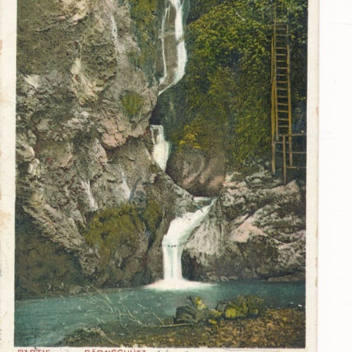 AK vom Bärenschütz mit Wasserfall Steiermark Ansichtskarte (11985)