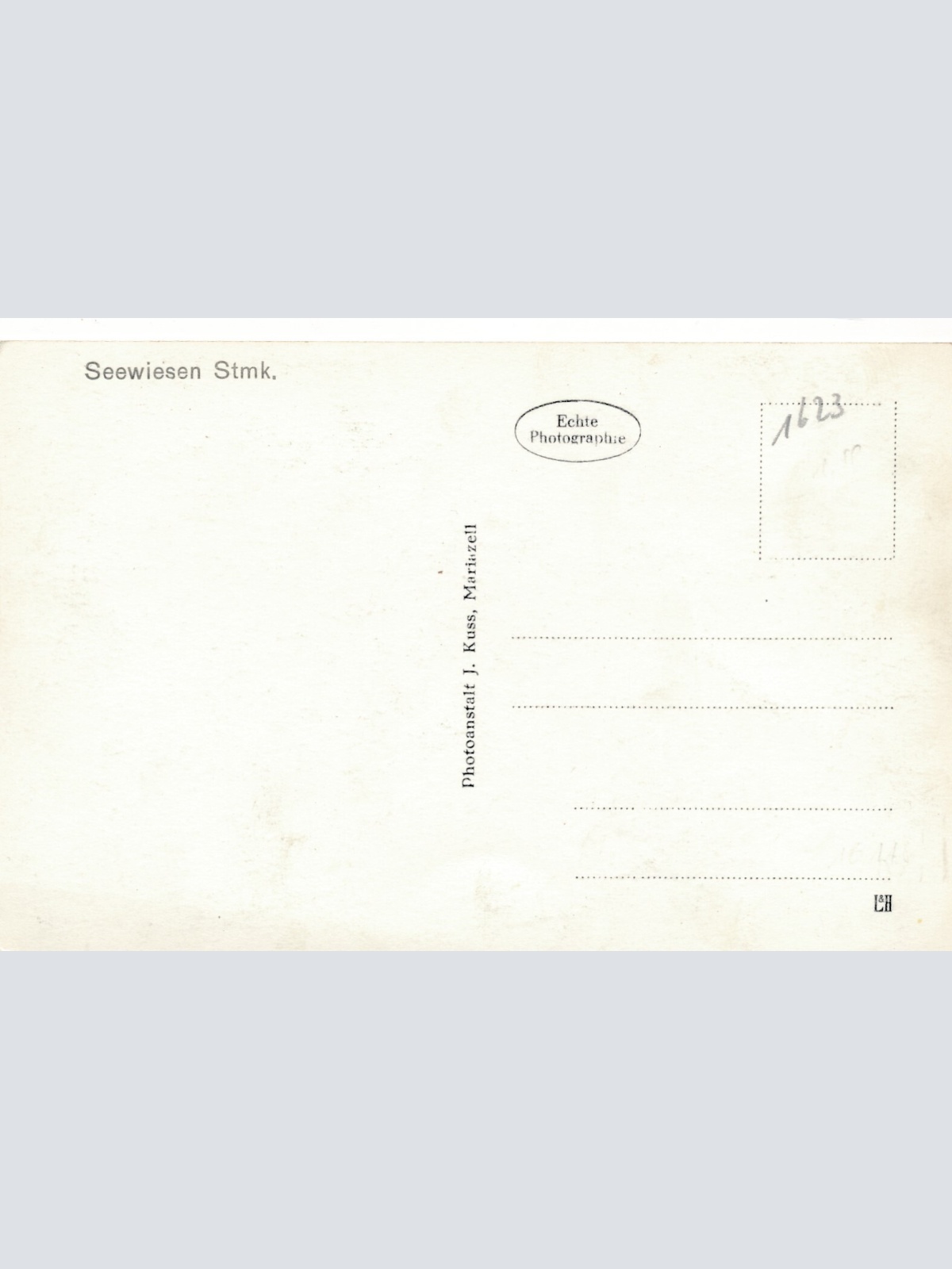 AK aus Seewiesen Steiermark Ansichtskarte (12081)