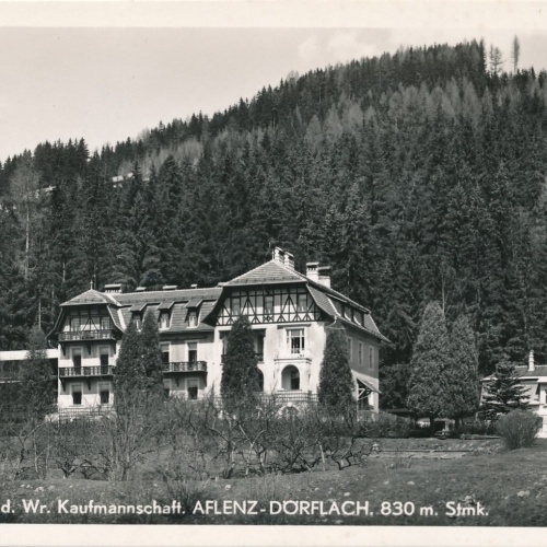 AK aus Aflenz Dörflach Ferienheim Steiermark Ansichtskarte (12082)