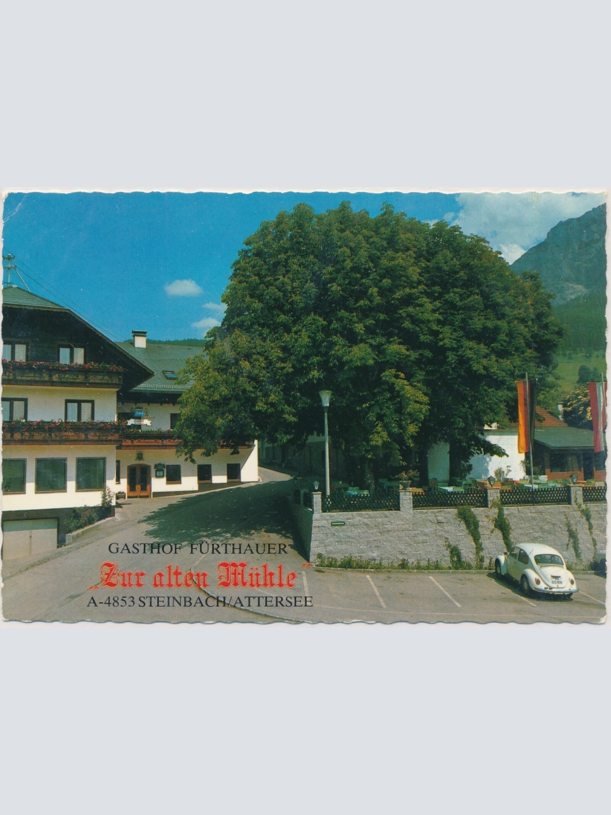 AK, Steinbach am Attersee, Gasthof zur alten Mühle, Oberösterreich (S2818)