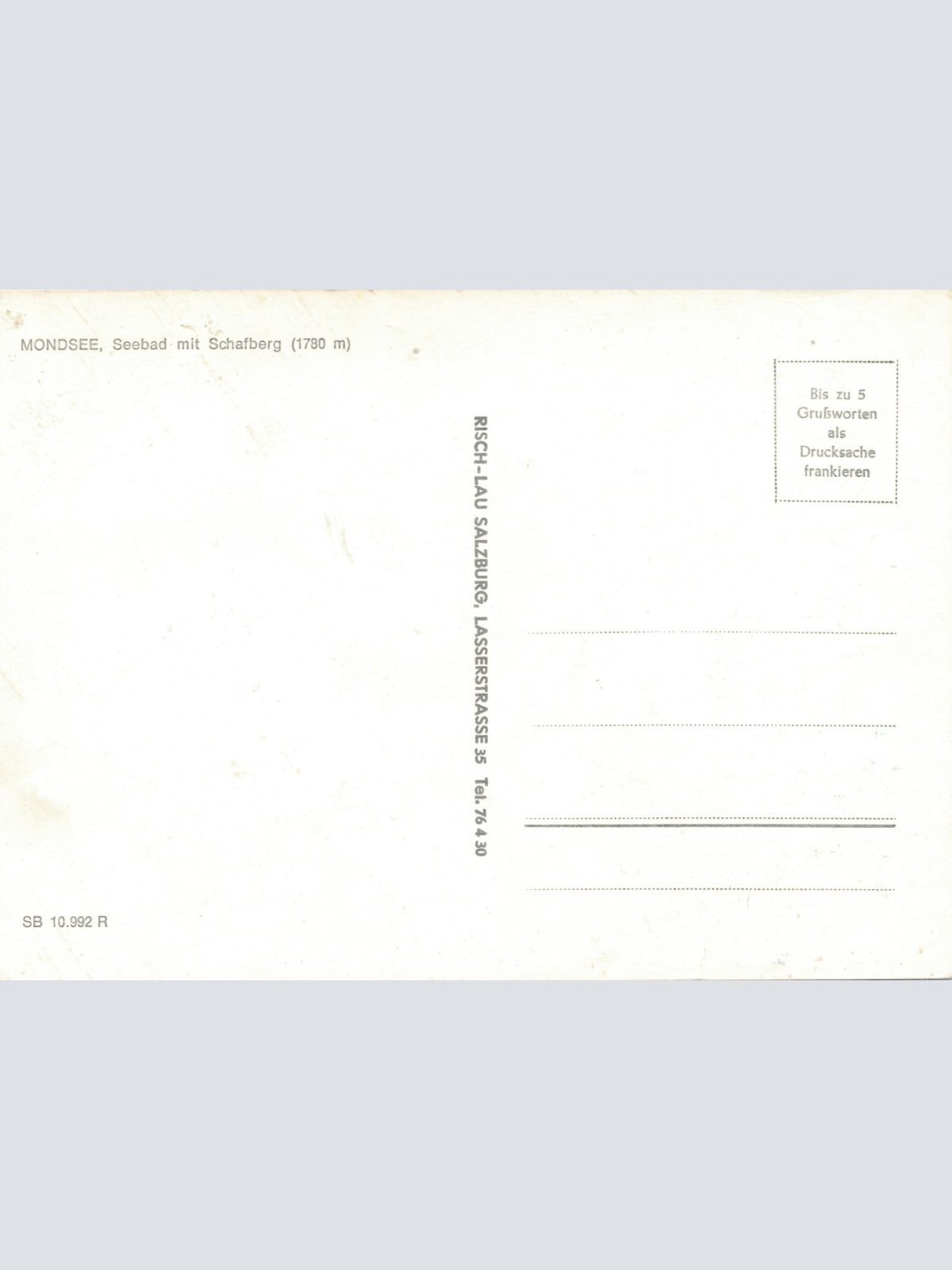 AK, Mondsee, Seebad, Oberösterreich (S2819)