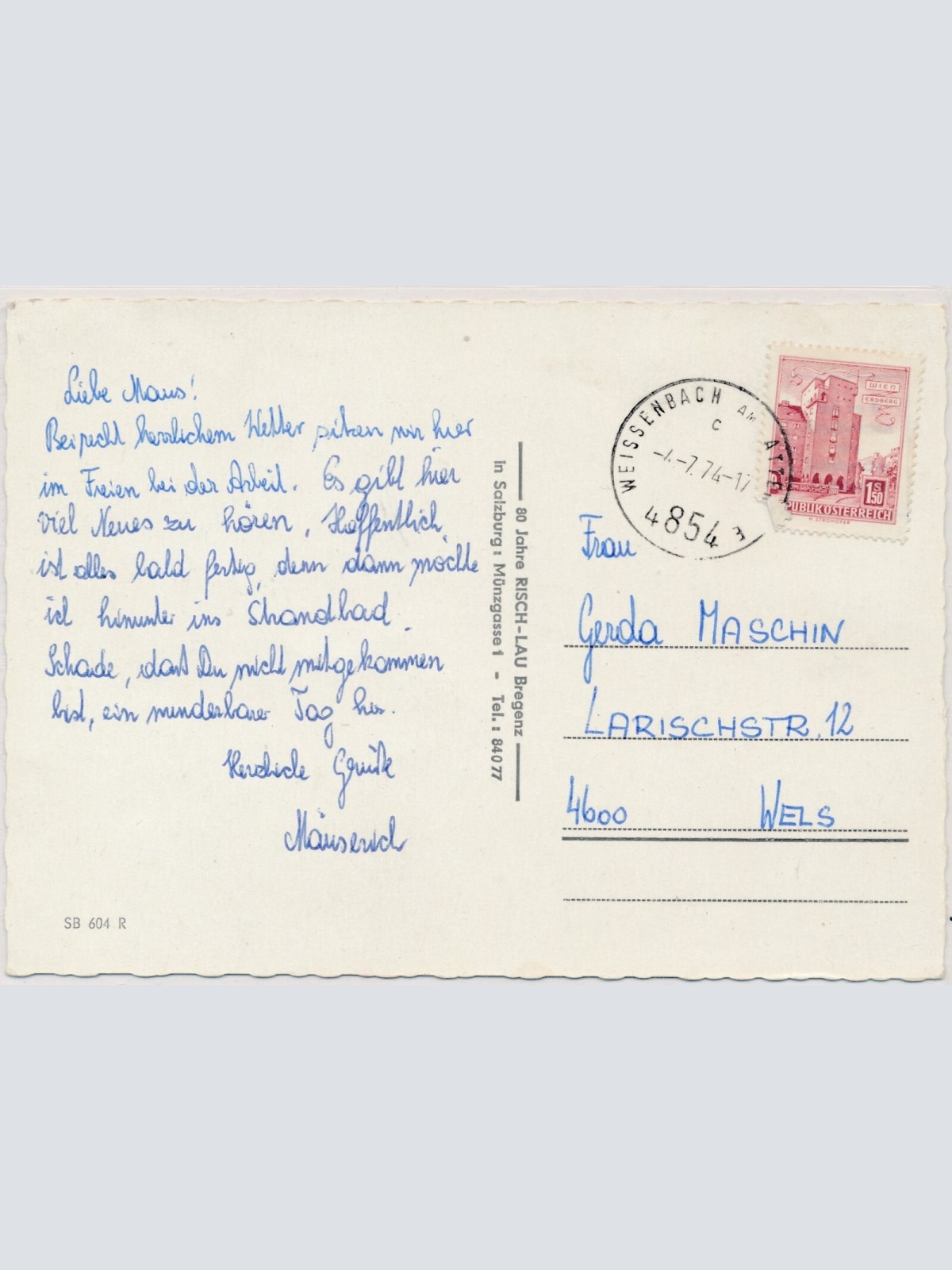 AK, Weißenbach, Oberösterreich (S2806)