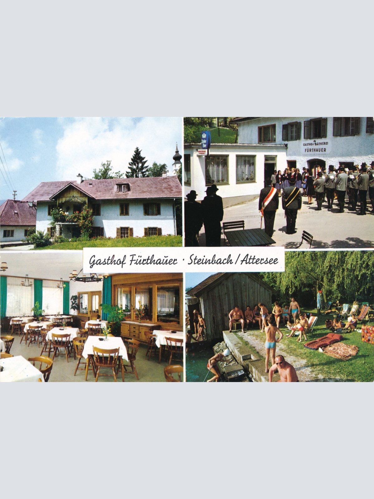 AK, Steinbach, Gasthof Fürthauer, Oberösterreich (S2809)