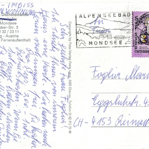 AK, Mondsee, Pension Dachsteinblick, Oberösterreich (S2838)