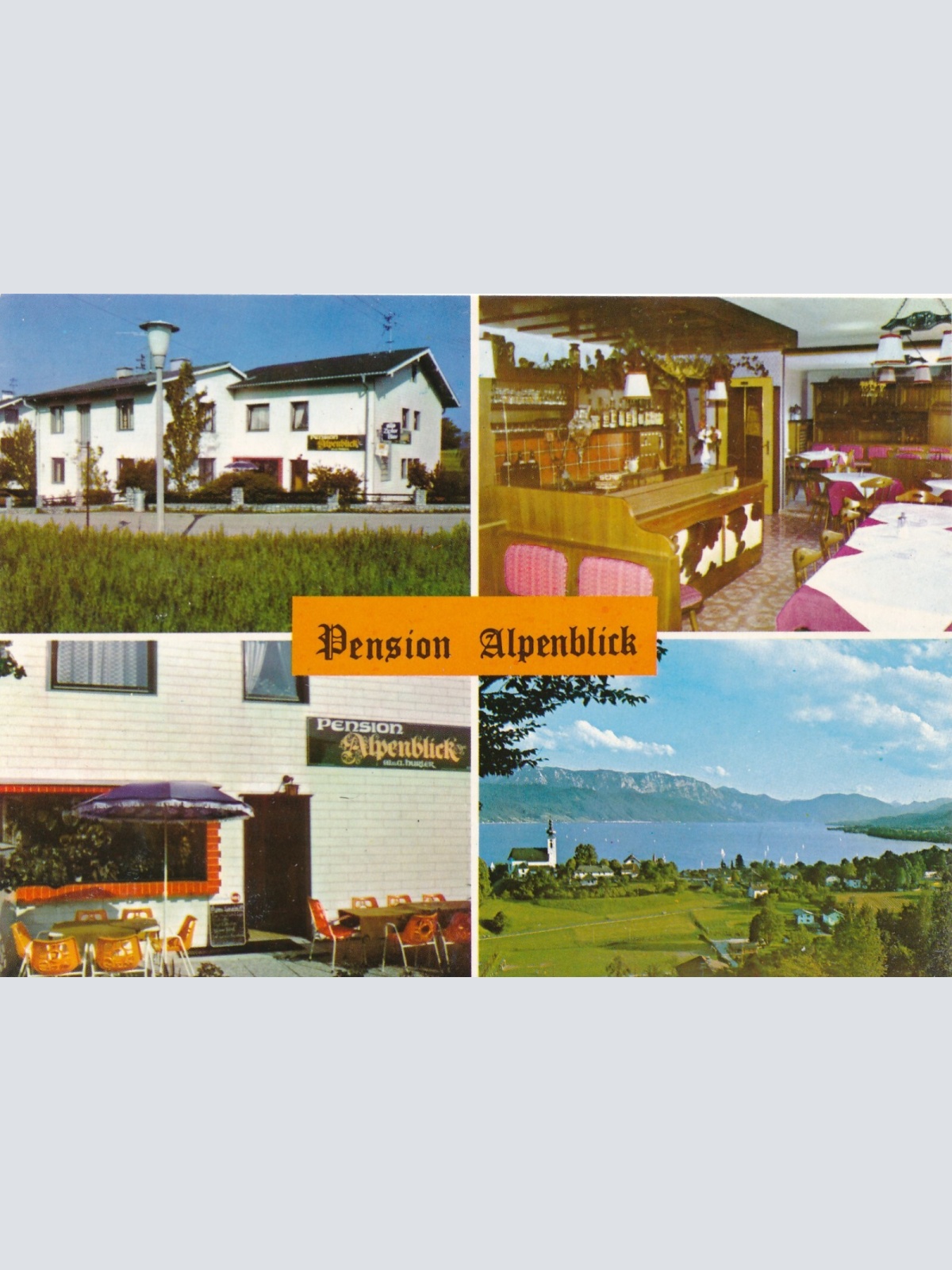 AK, Attersee, Pension Alpenblick Oberösterreich (S2667)