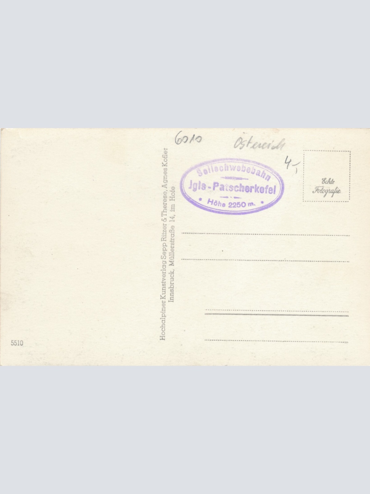 AK aus Innsbruck Tirol Ansichtskarte (11711)