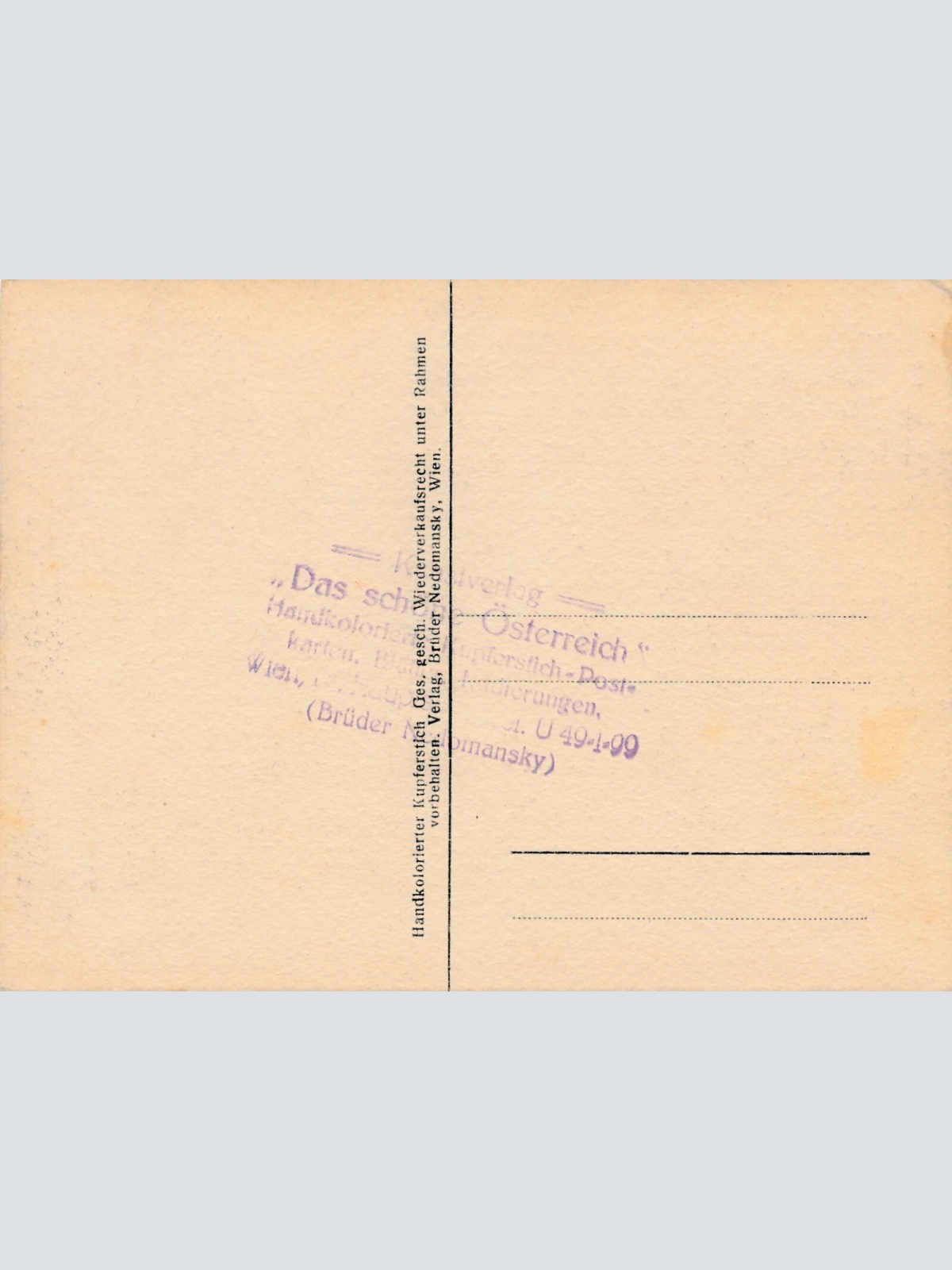 Handkolorierte AK der Jagtwagen Ansichtskarte (10842)