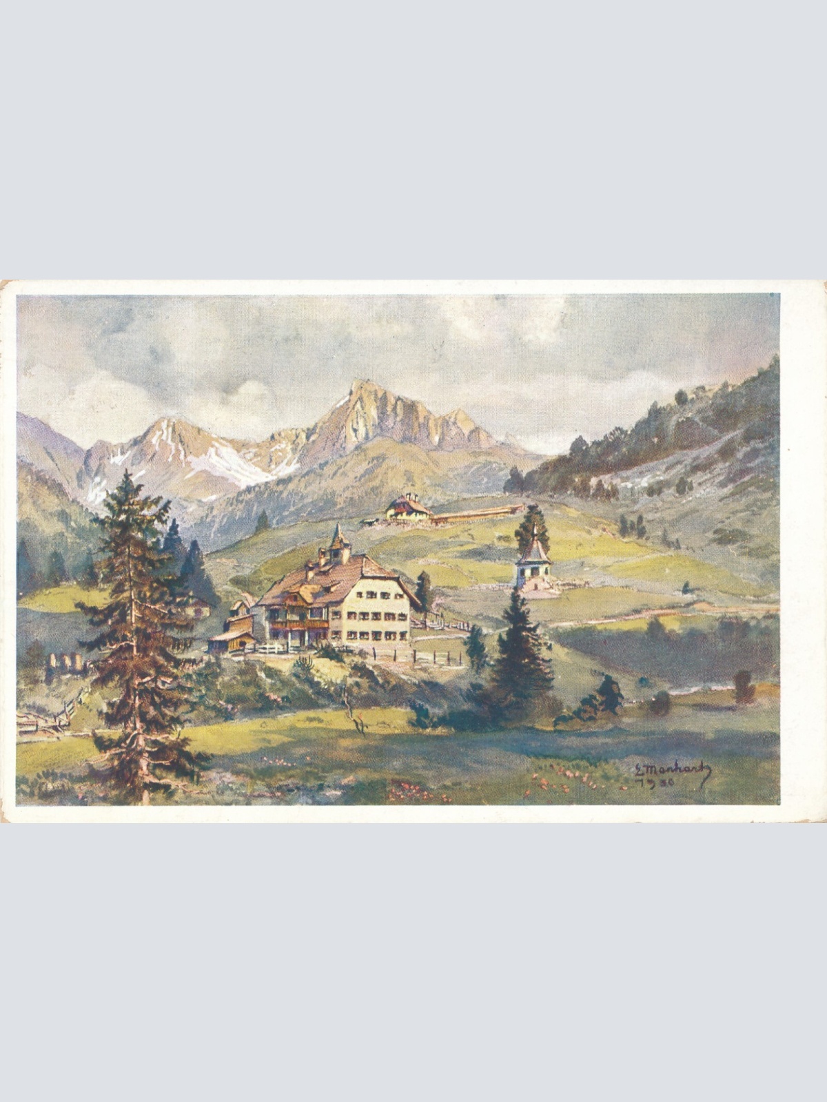 AK aus Mauthen Alpenpension Plöckenhaus Kärnten Ansichtskarte (11725)