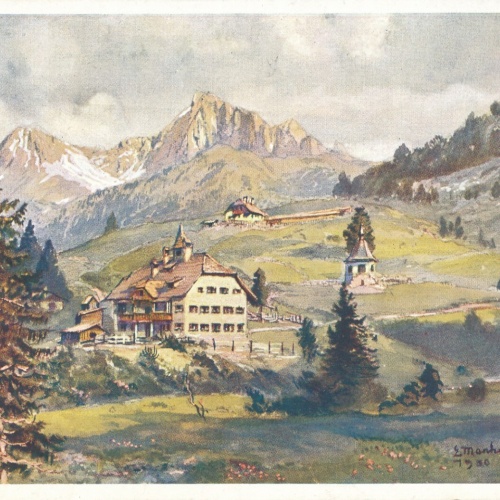 AK aus Mauthen Alpenpension Plöckenhaus Kärnten Ansichtskarte (11725)