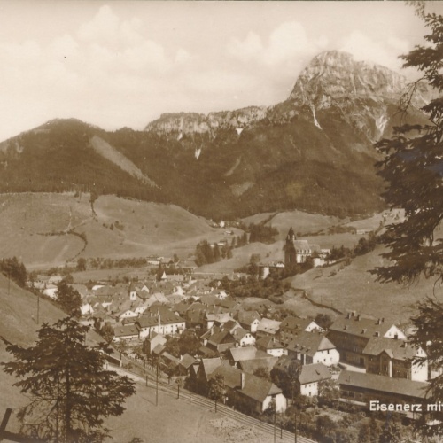 AK aus Eisenerz mit Pfaffenstein Steiermark Ansichtskarte (11899)