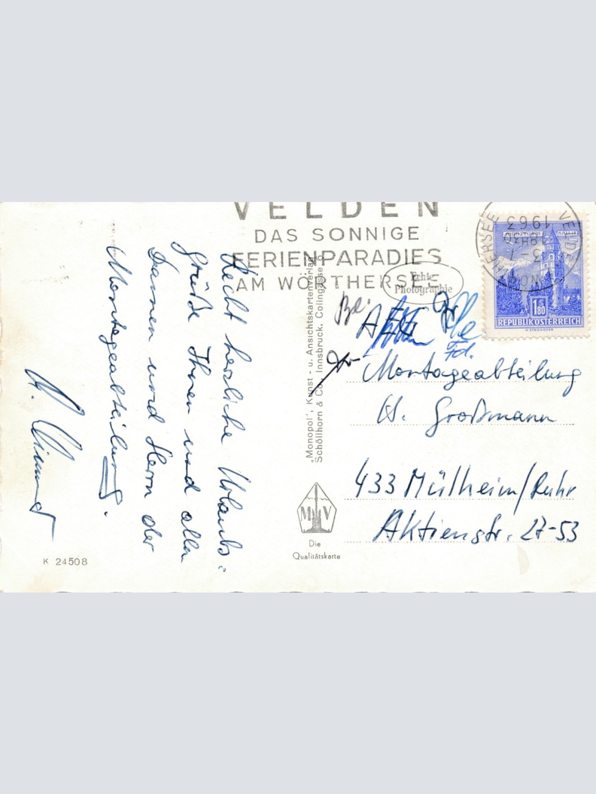 AK aus Velden am Wörthersee Kärnten Ansichtskarte (12206)