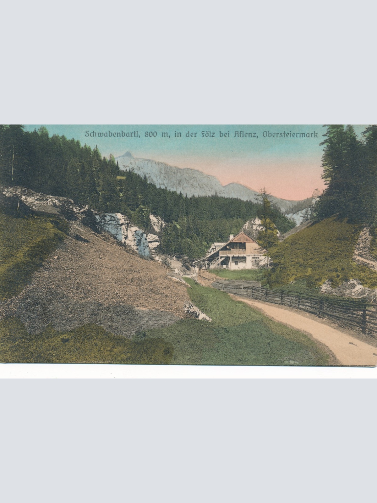 AK aus Schwabenbartl Steiermark Ansichtskarte (11910)