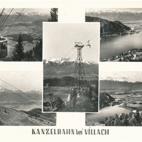 AK von der Kanzlerbahn bei Villach Mehrbildkarte Kärnten Ansichtskarte (12198)