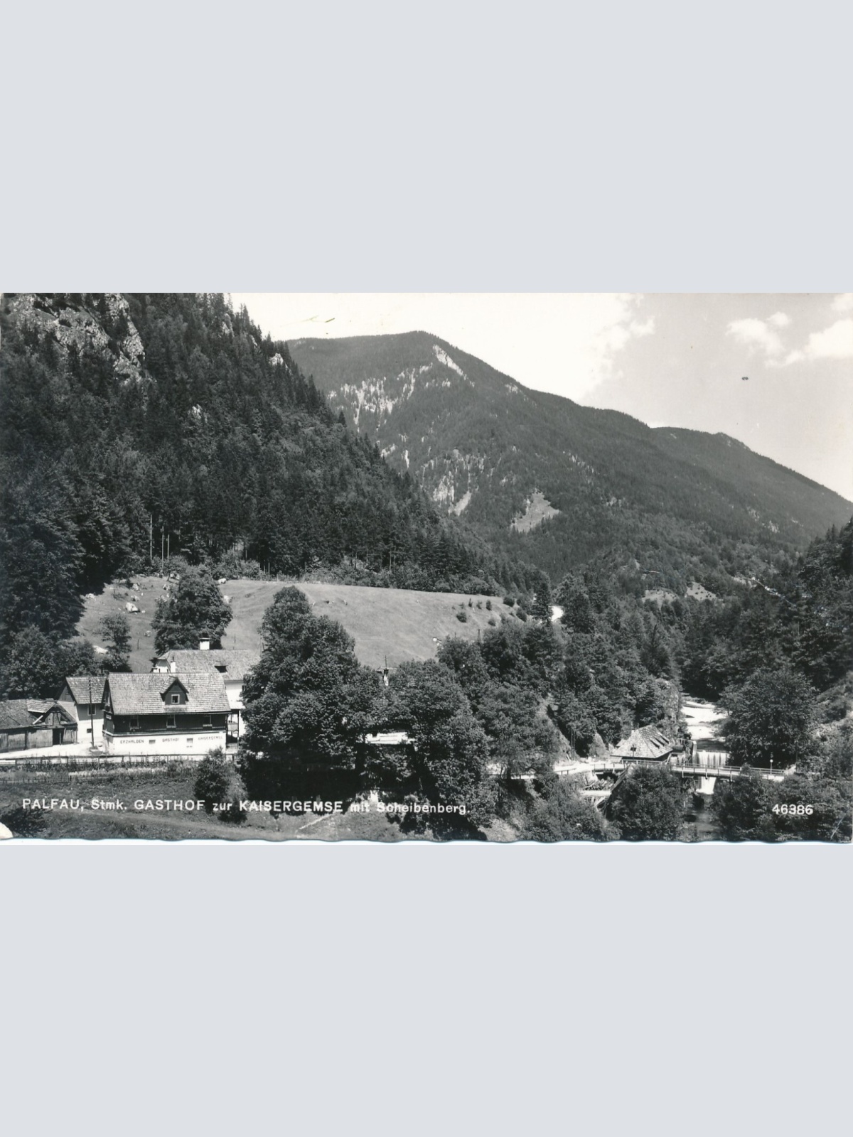 AK aus Palfau mit Hasthof Kaisergemse Steiermark Ansichtskarte (11916)