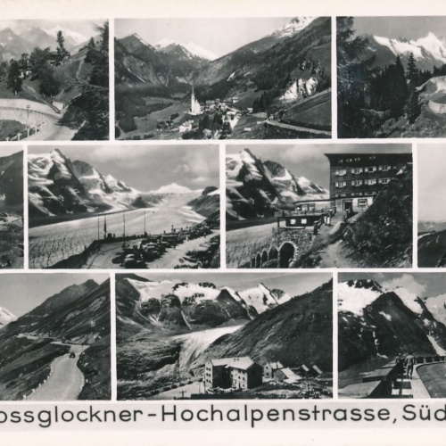 AK die Großglockner Hochalpstrasse Mehrbildkarte Kärnten Ansichtskarte (12200)