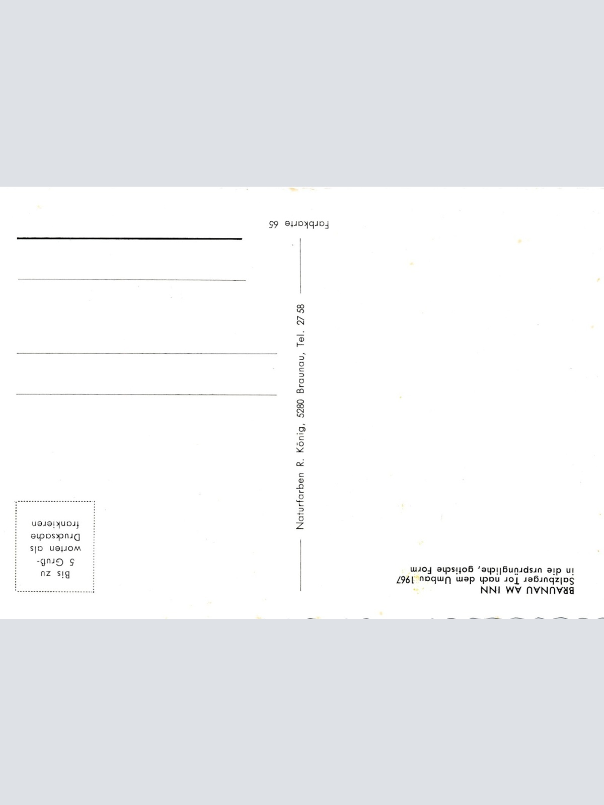 AK aus Braunau Oberösterreich Ansichtskarte (J264)