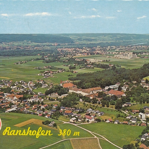 AK aus Ranshofen Oberösterreich Fliegerfoto Ansichtskarte (J283)