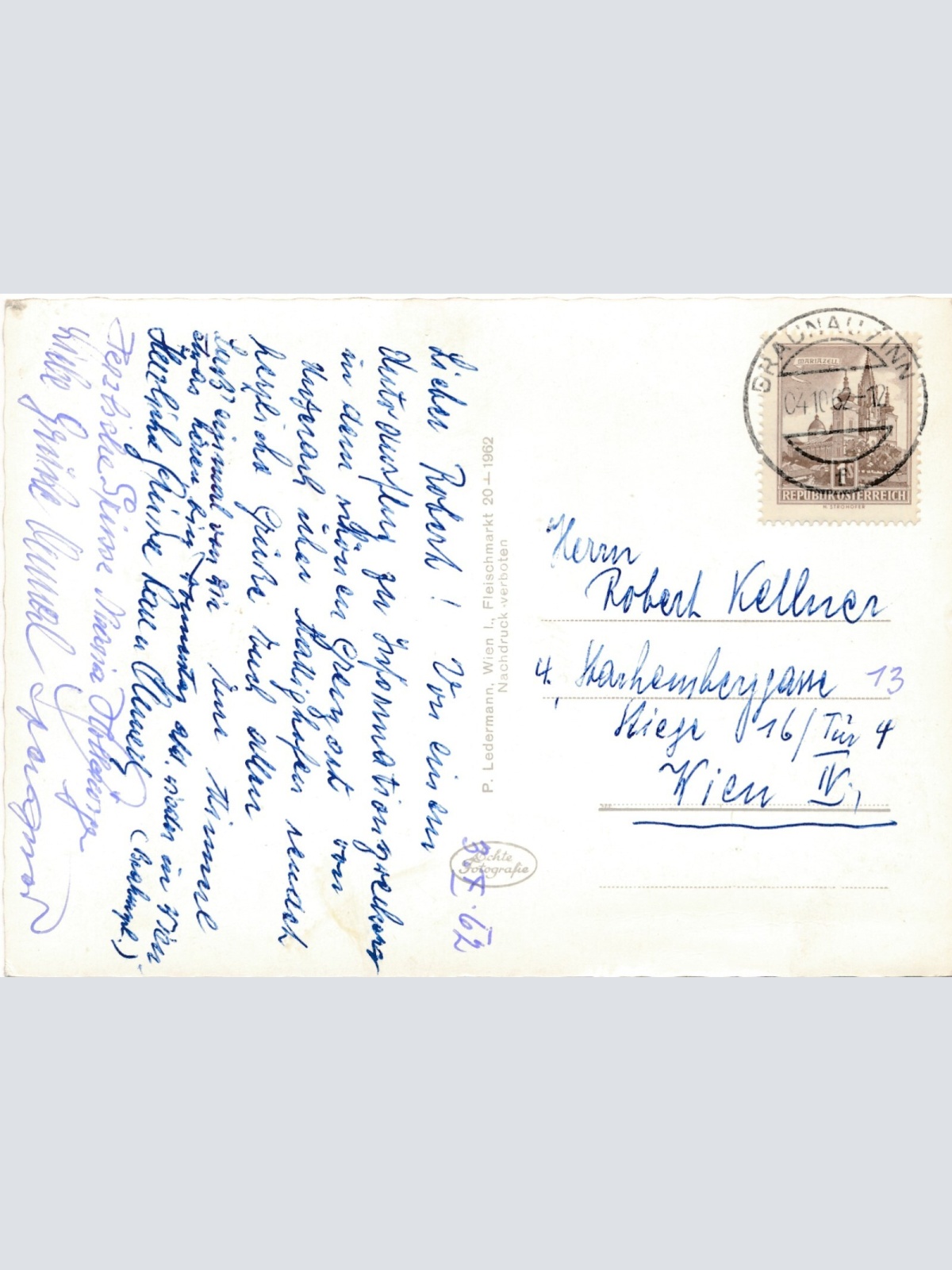 AK aus Braunau mit Stadtplatz Oberösterreich Ansichtskarte (J271)