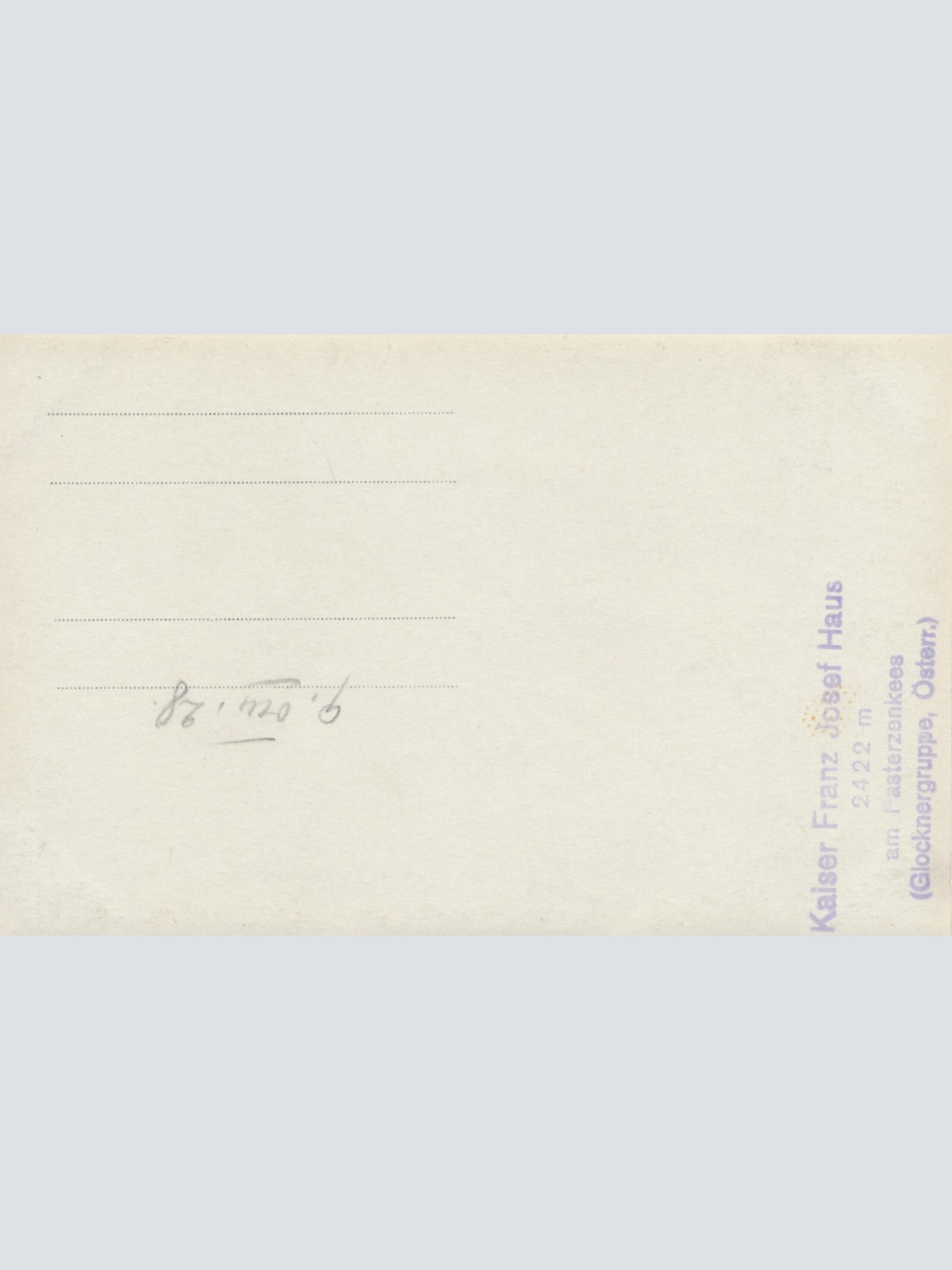 AK vom Großglockner Kärnten Ansichtskarte (12159)