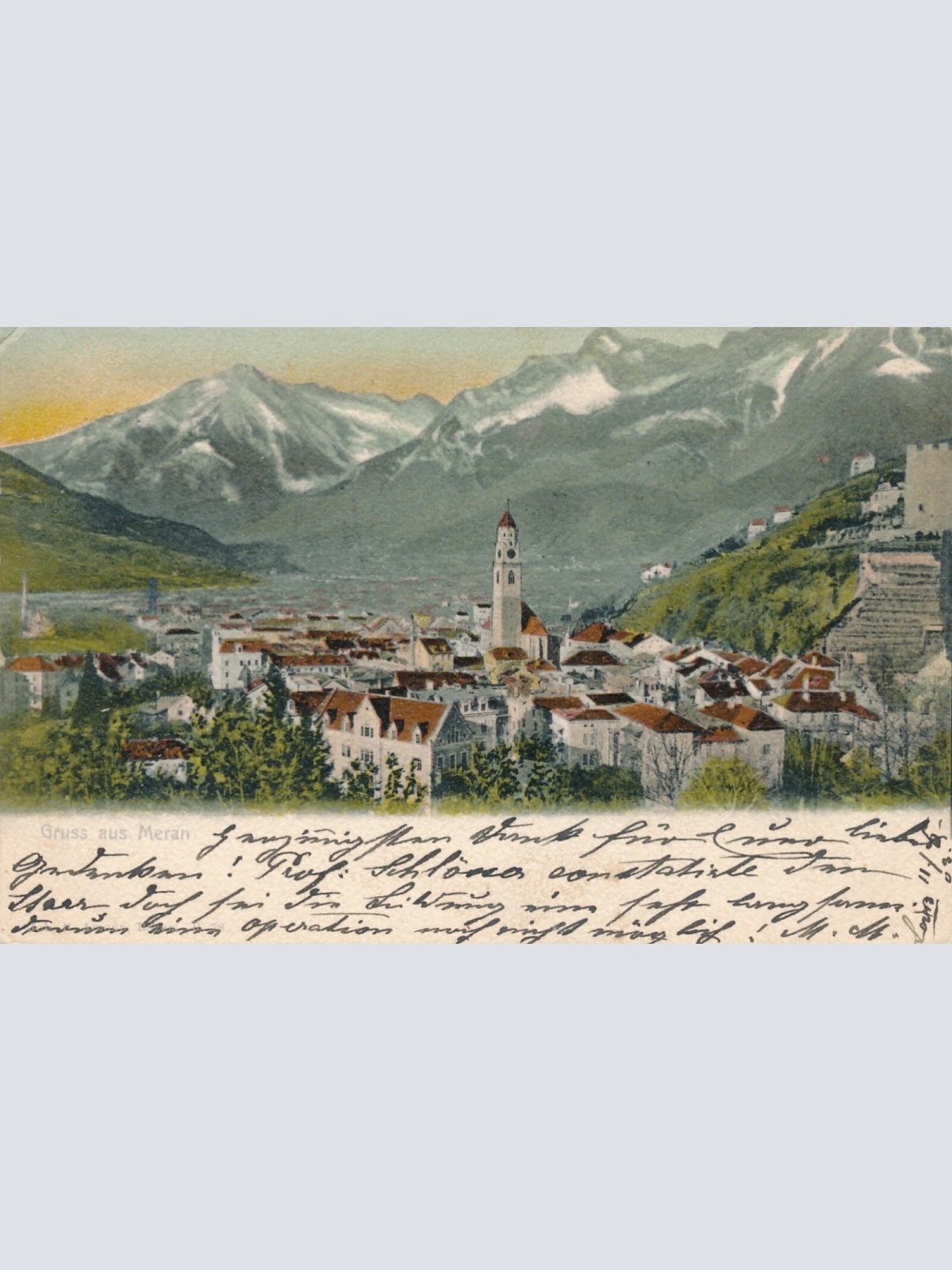 AK aus Meran Italien Ansichtskarte (11806)