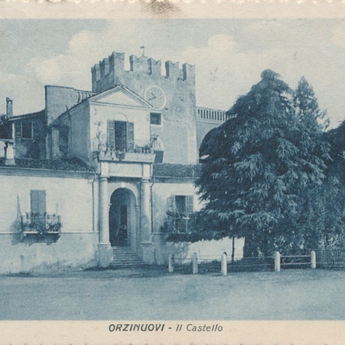 AK aus Orzinuovi Castello Italien Ansichtskarte (11810)