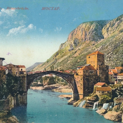 AK aus Moctap mit Römerbrücke Italien Ansichtskarte (11813)