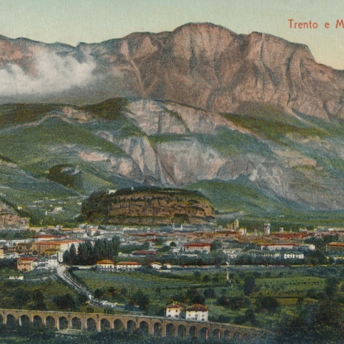 AK aus Trento e Monte Gazza Italien Ansichtskarte (11788)