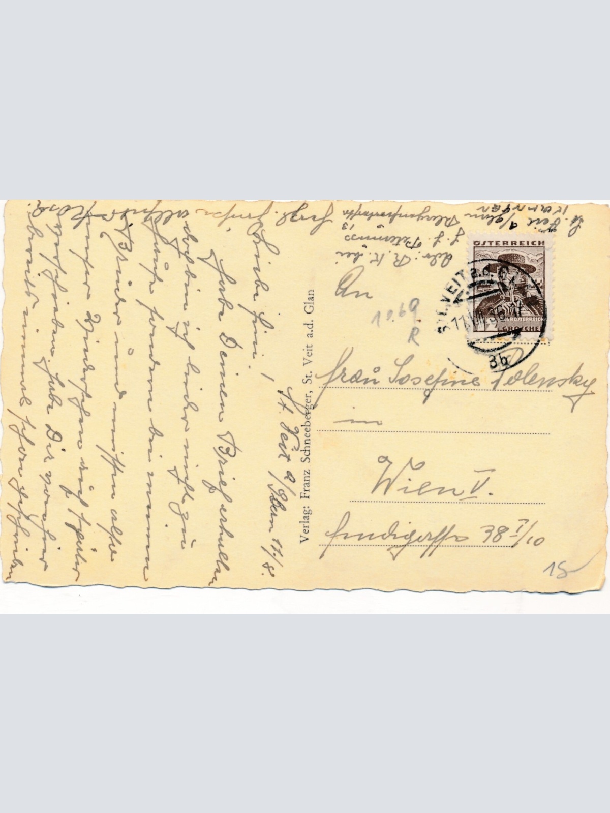 AK vom Schloss Frauenstein bei St. Veit Kärnten Ansichtskarte (12153)