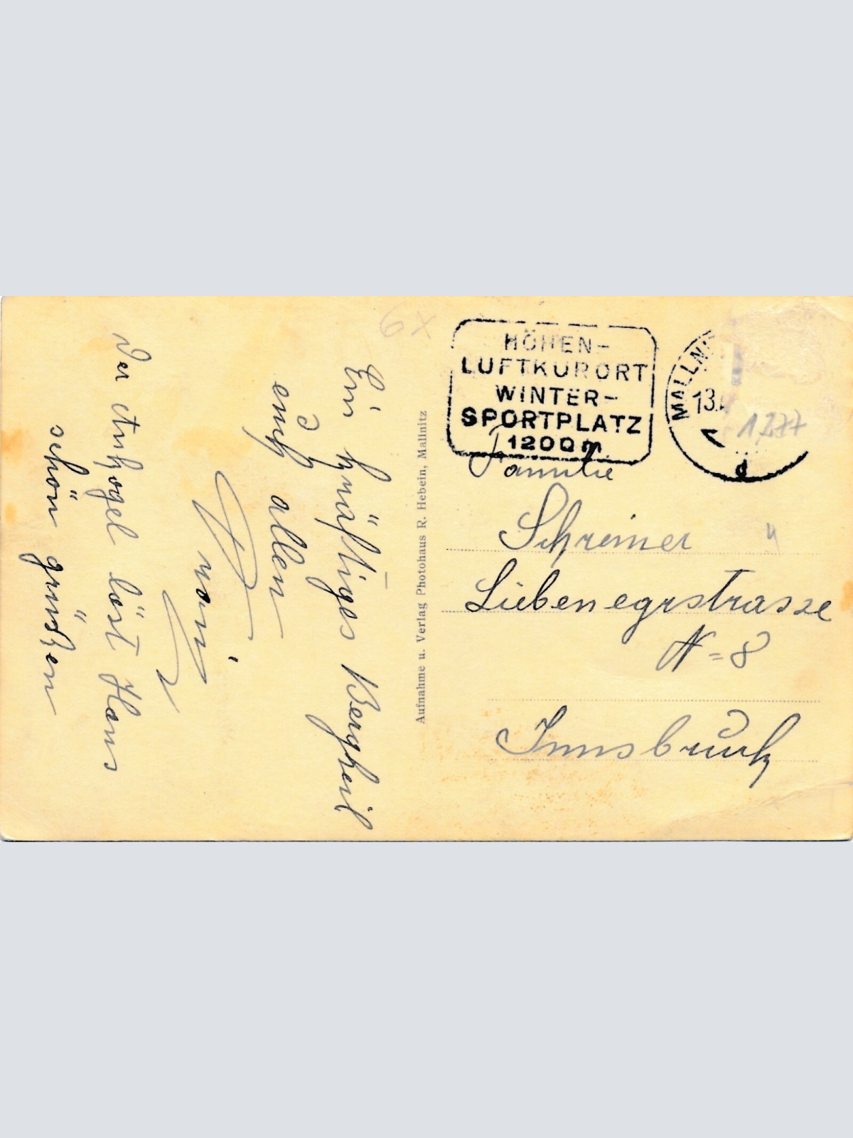 AK vom Hannoverhaus mit Arnoidhöhe Kärnten Ansichtskarte (12247)