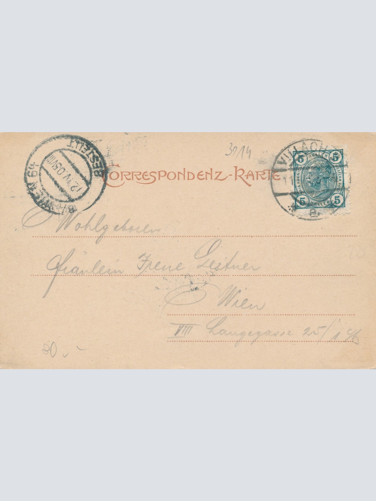 AK aus Villach mit Mittagskogel Kärnten Ansichtskarte (12252)