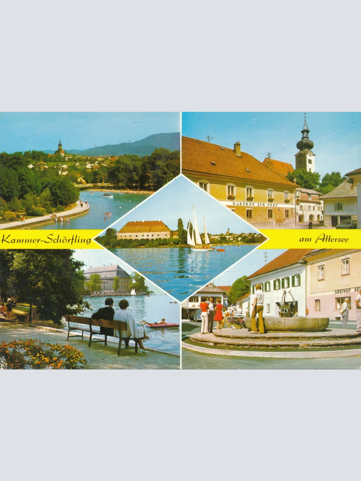 AK aus Kammer-Schörfling Oberösterreich Mehrbildkarte Ansichtskarte (J306)