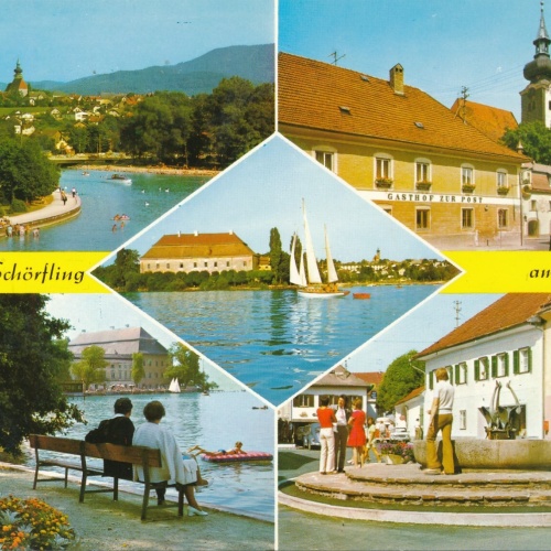 AK aus Kammer-Schörfling Oberösterreich Mehrbildkarte Ansichtskarte (J306)