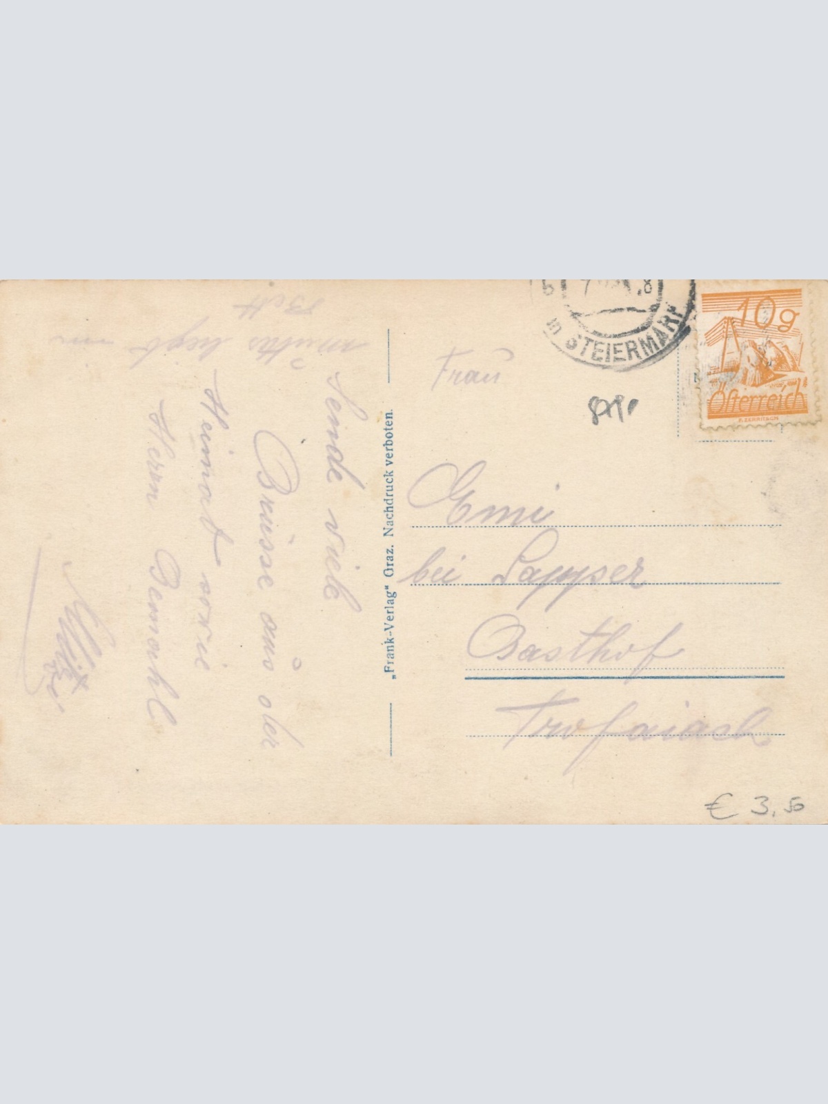 AK aus Neumarkt Steiermark Ansichtskarte (J185)