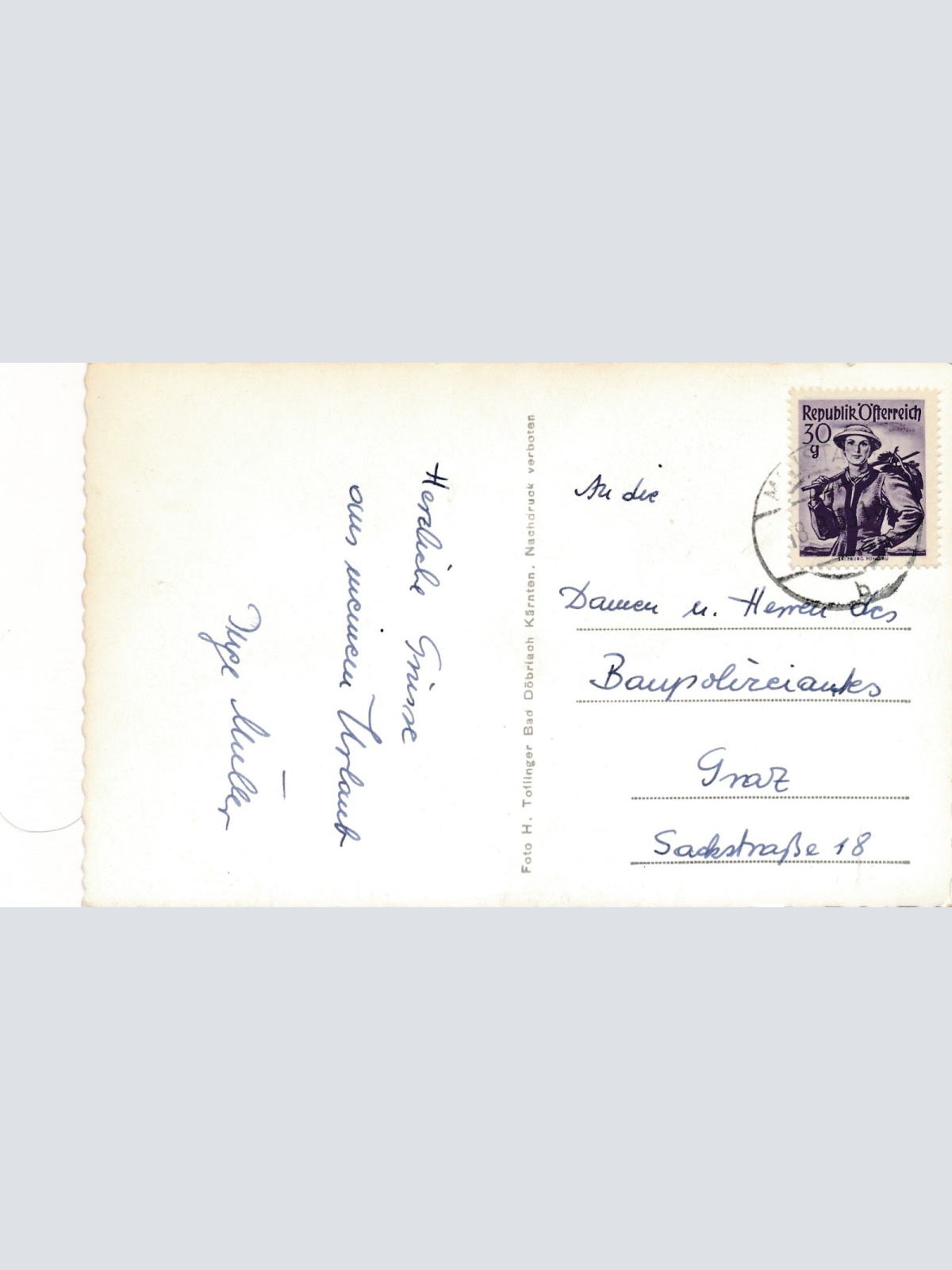 AK aus Döbriach Kärnten Ansichtskarte (12113)