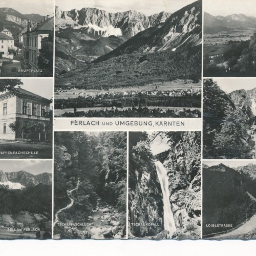 AK aus Ferlach und Umgebung Kärnten Ansichtskarte (12097)