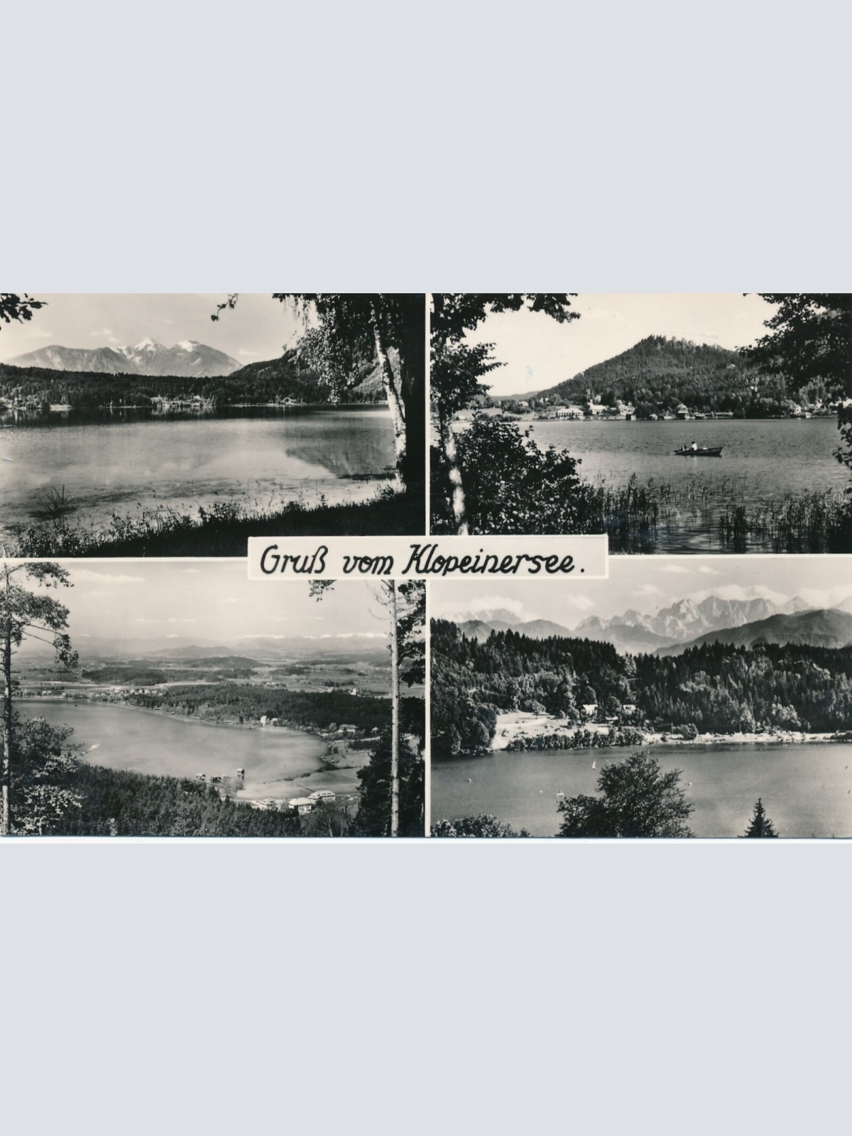 AK gruss vom Kloppeinersee Kärnten Ansichtskarte (12099)