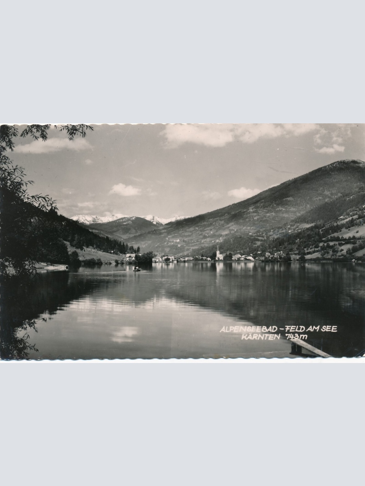 AK aus Feld am See mit Alpenseebad Kärnten Ansichtskarte (12137)