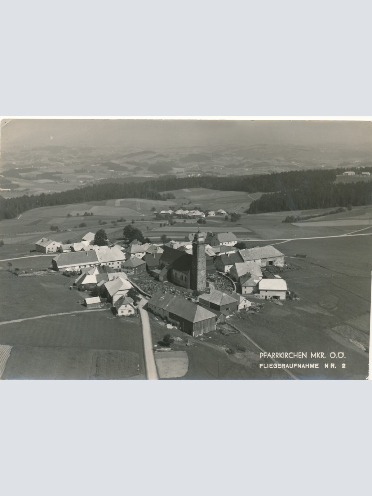 AK aus Pfarrkirchen Fliegeraufnahme Nr.2 Oberösterreich Ansichtskarte (11487)