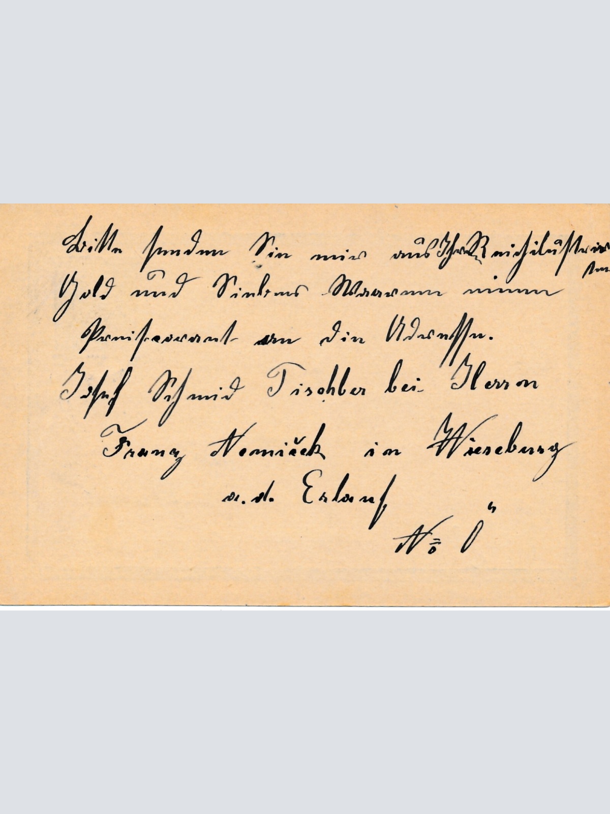 5 Heller Ganzsachen - Karte 1901 aus Wieselburg (12524)