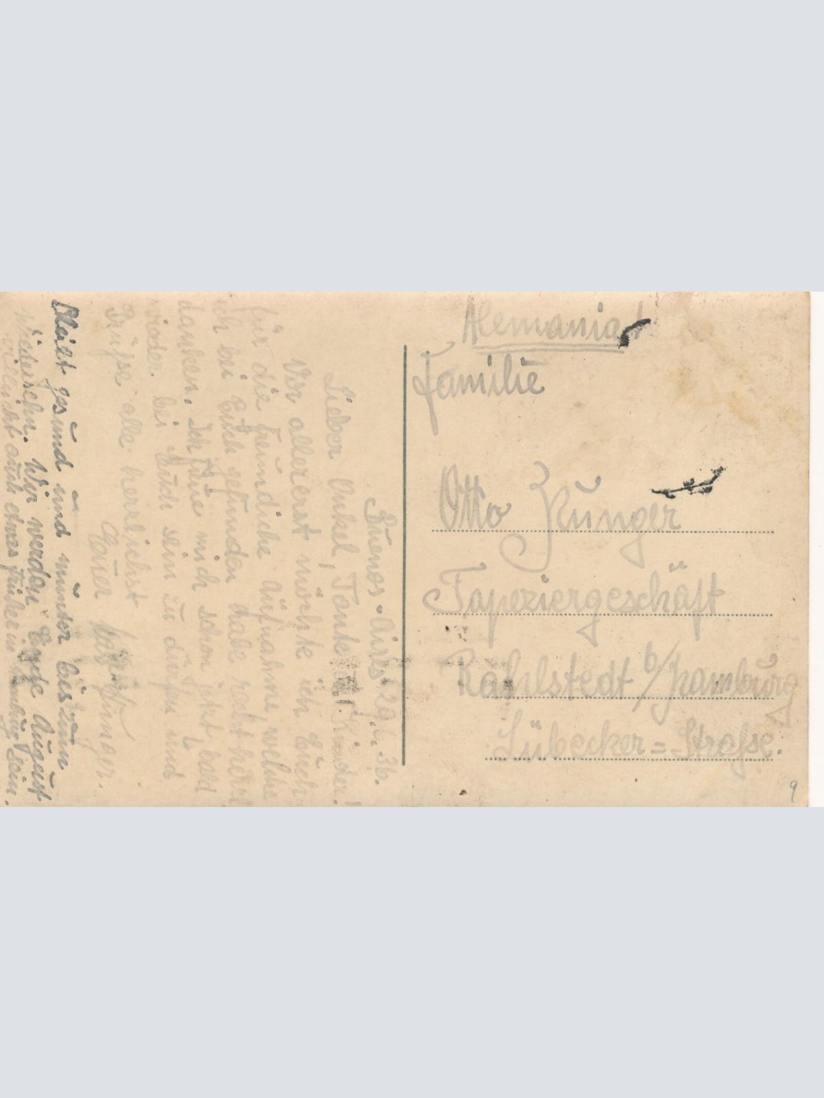 AK aus Buenos Aires Saenz Pena Südamerika Ansichtskarte (12509)