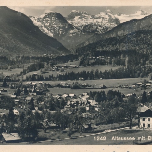 AK aus Altaussee mit Dachstein Steiermark Ansichtskarte (12416)