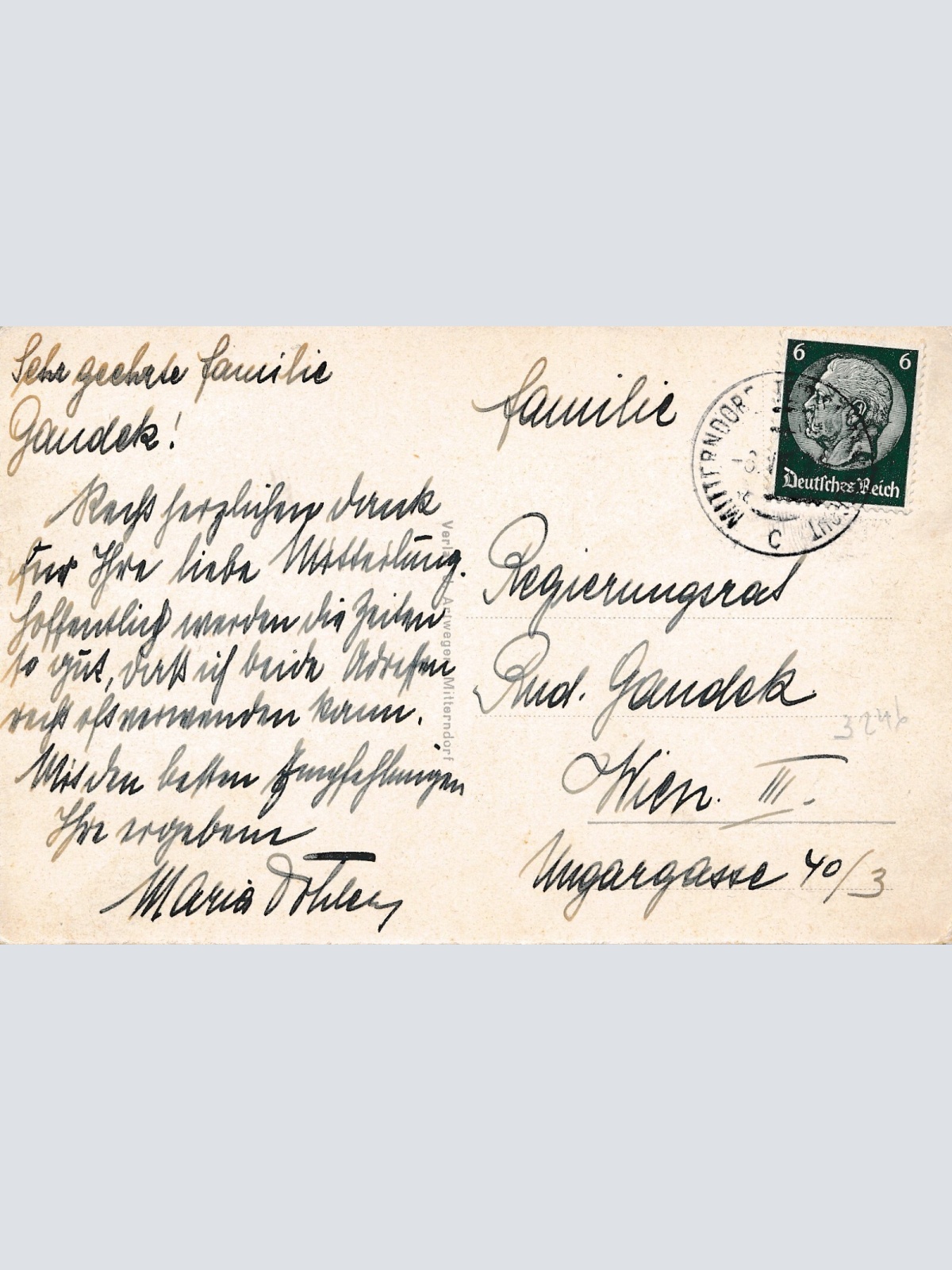 AK aus Mitterndorf Steiermark Ansichtskarte (J253)