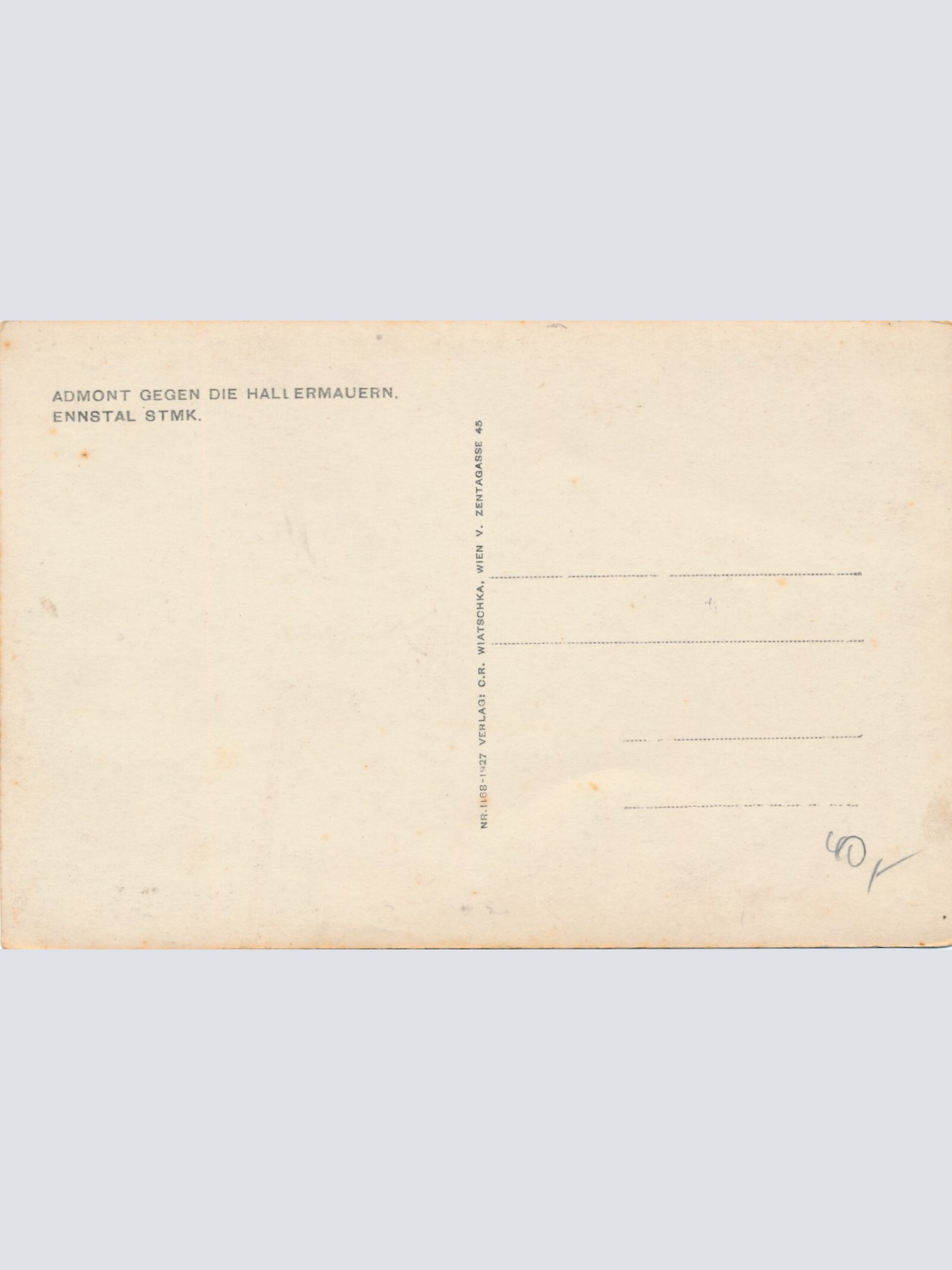 AK aus Admont Steiermark Ansichtskarte (J240)