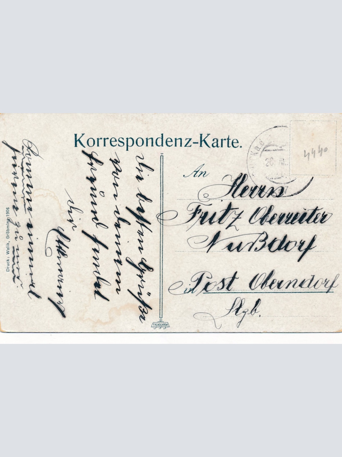 AK aus Gröbming mit dem Stodertinken Steiermark Ansichtskarte (12440)